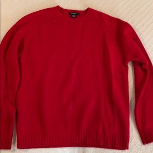 J Crew Red Sweater